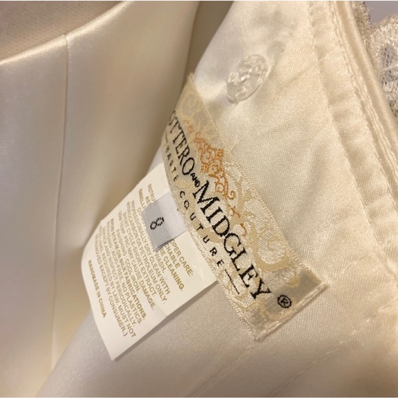 Sottero and Midgley Haute Couture wedding dress gown size 8 Ivory - Picture 5 of 15